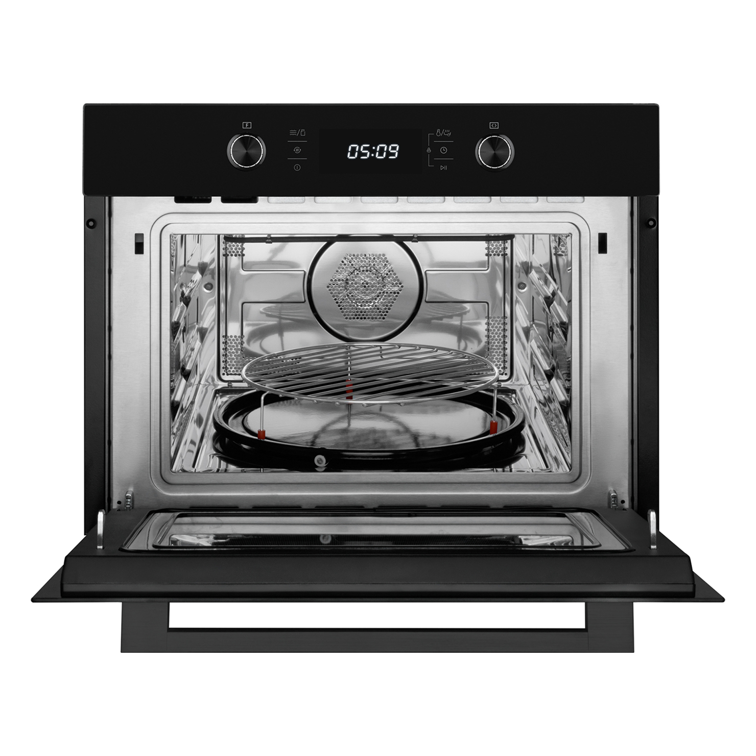 Компактный духовой шкаф Weissgauff OE 449 PDB Black Edition 8