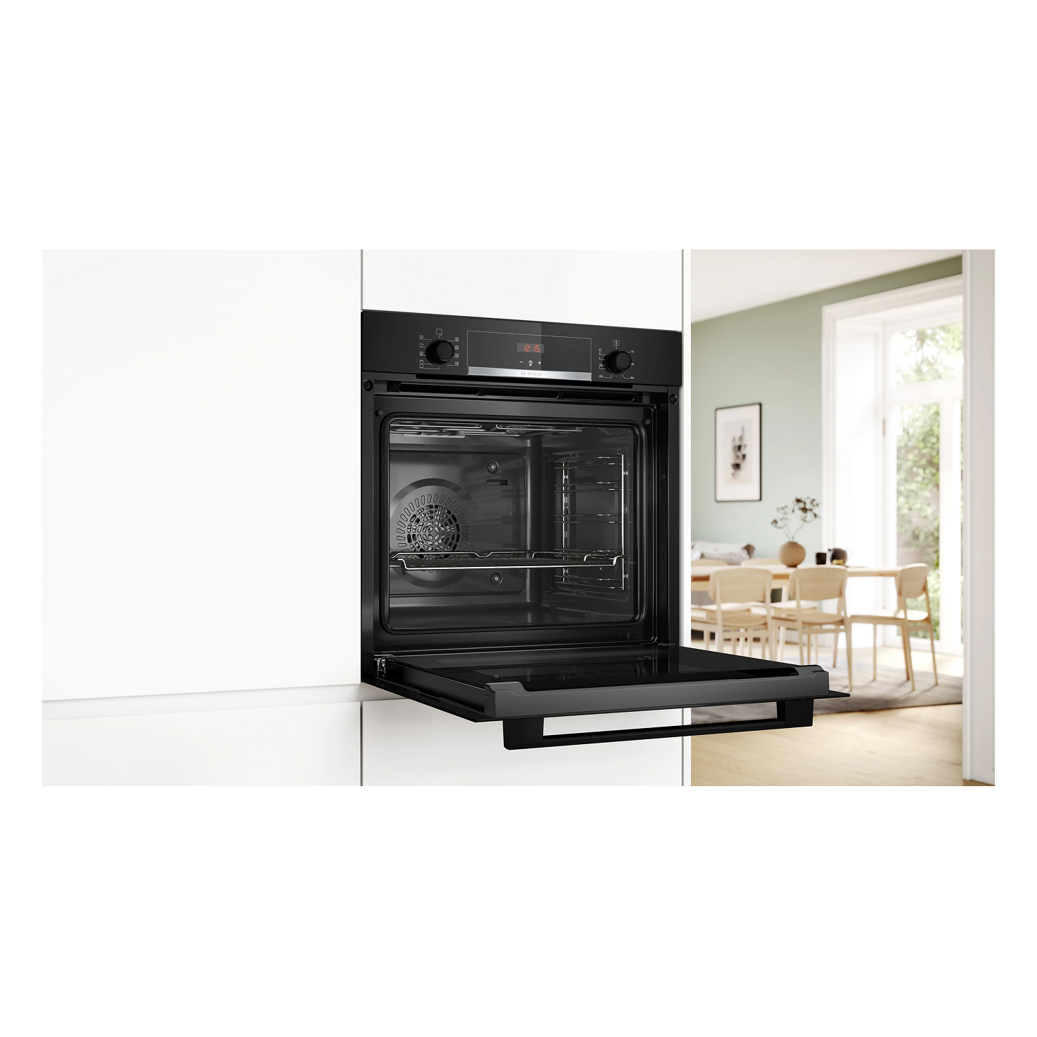 Электрический духовой шкаф Bosch HBA514BB3 5