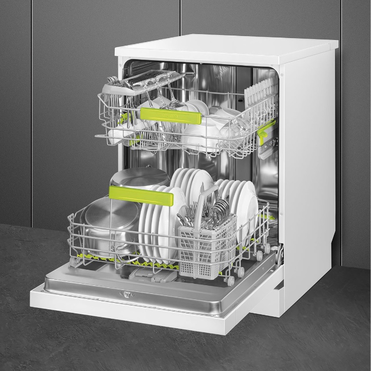 Отдельностоящая посудомоечная машина Smeg LVS222BIN 2