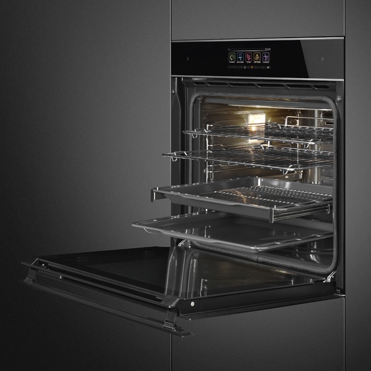 Электрический духовой шкаф Smeg SFP6606WTPNX 4