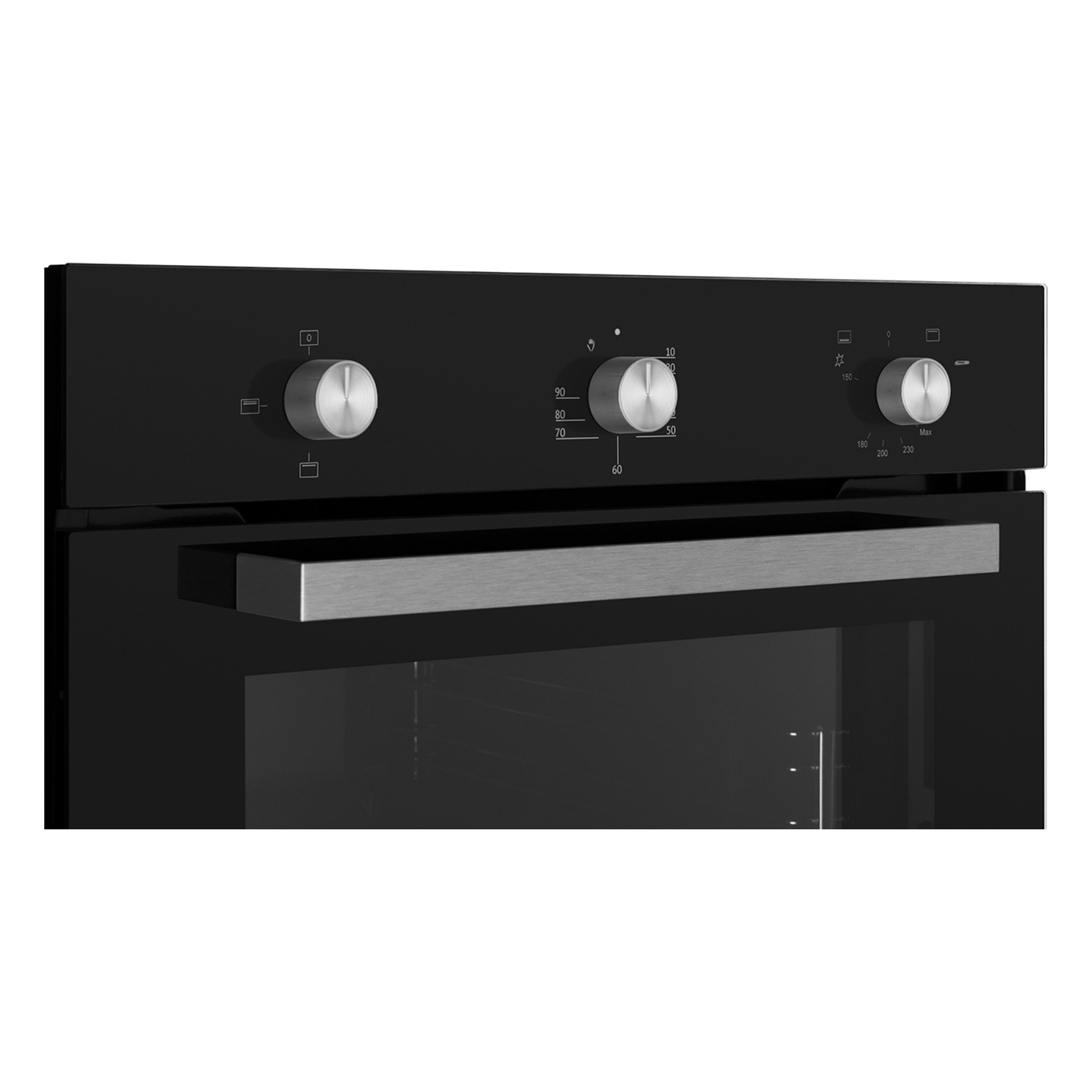 Газовый духовой шкаф Weissgauff WGO 706 Black Glass 3