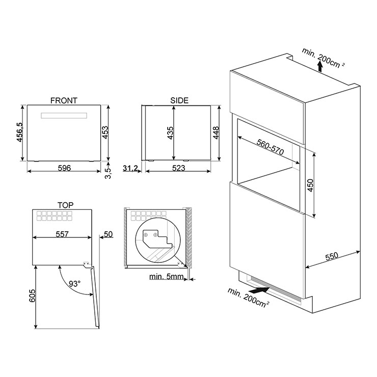 Винный шкаф Smeg CVI118RWN2 3