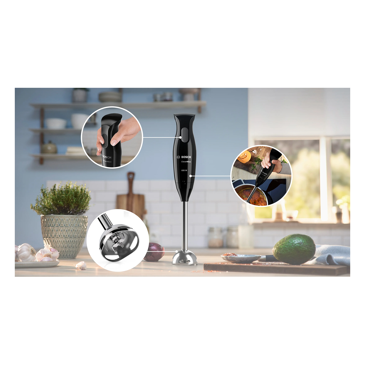 Погружной блендер Bosch MSM2610B 4