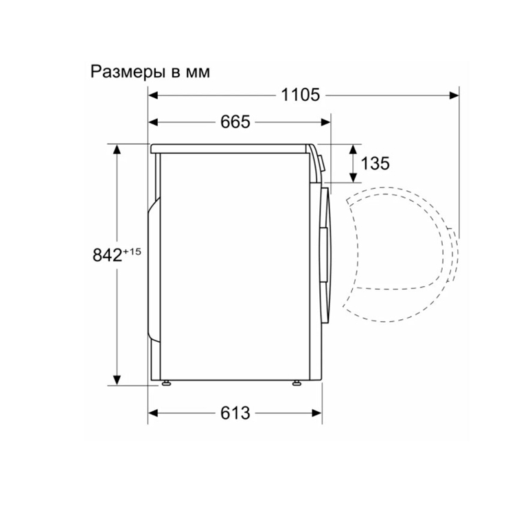 Сушильная машина Bosch WTW876H0OE 5