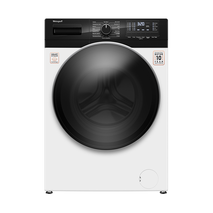 Стиральная машина с фронтальной загрузкой Weissgauff WM 61210 DC Inverter Steam