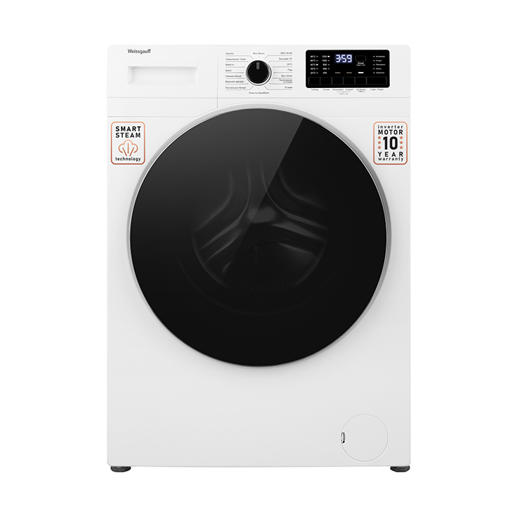 Стиральная машина с фронтальной загрузкой Weissgauff WM 61212 DC Inverter Steam