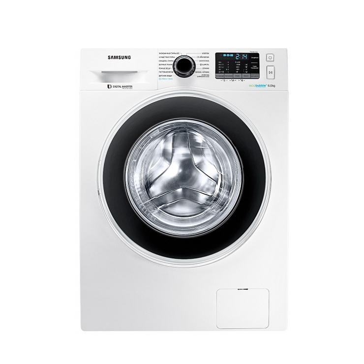 Стиральная машина с фронтальной загрузкой Samsung WW60J52E0HWDBY