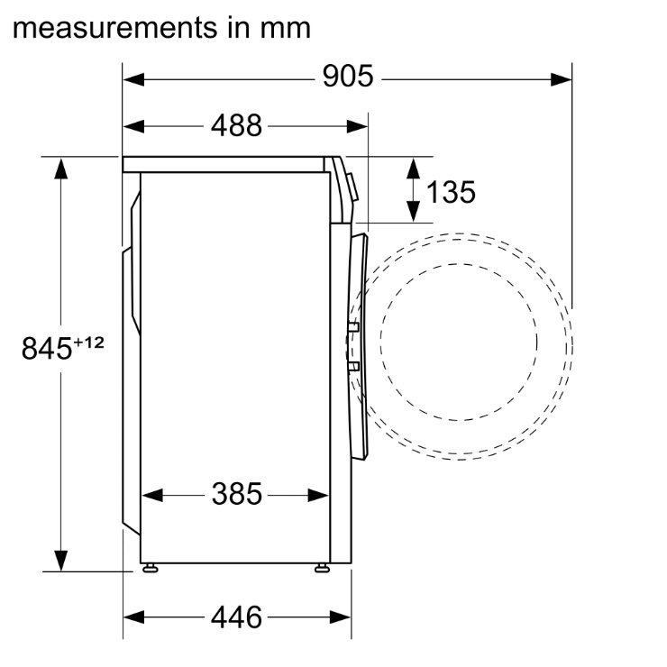 Стиральная машина с фронтальной загрузкой Bosch WHA122W0BL 6