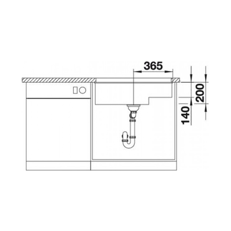 Кухонная мойка Blanco SUBLINE 700-U LEVEL темная скала 523539 3