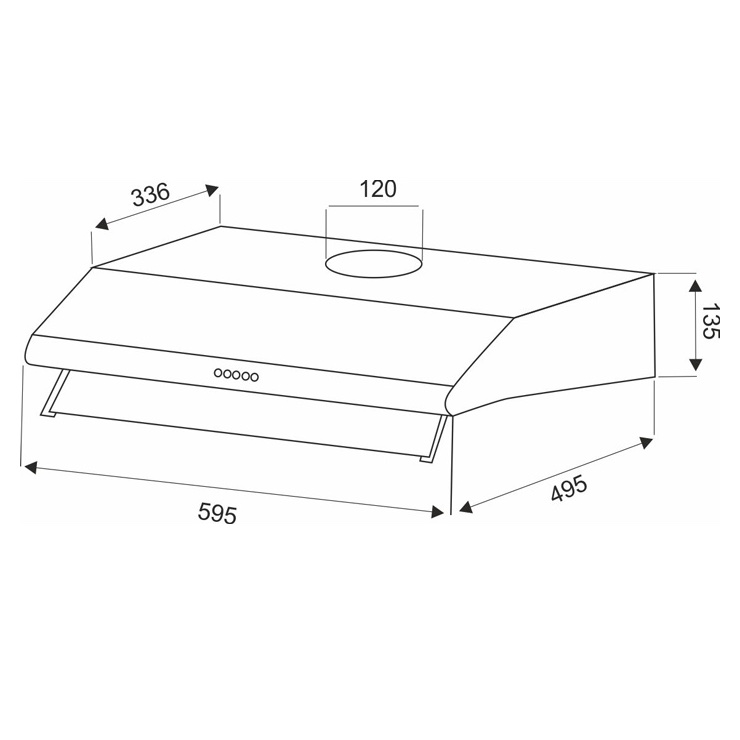 Вытяжка Exiteq EX-1056 inox 3