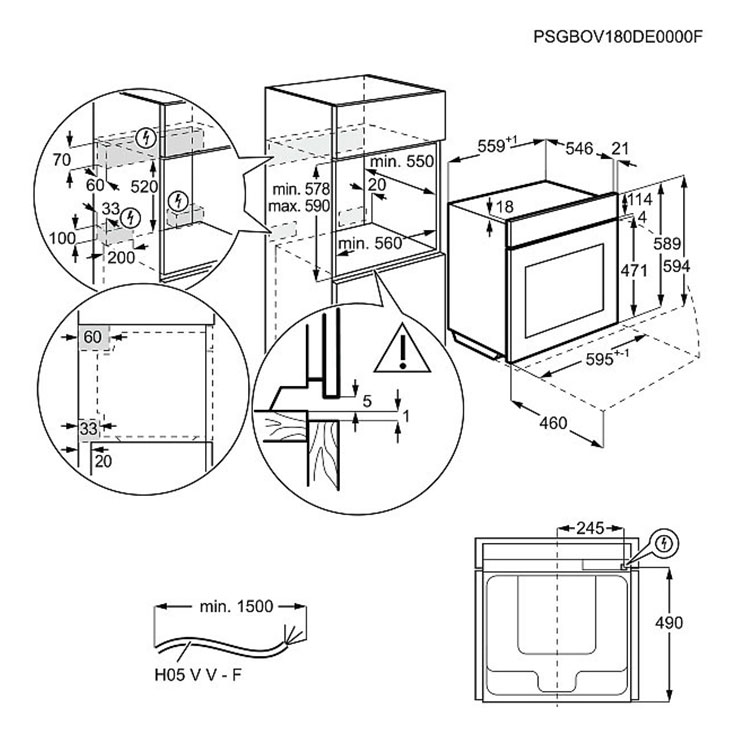 Электрический духовой шкаф Electrolux OKD6P71X 4