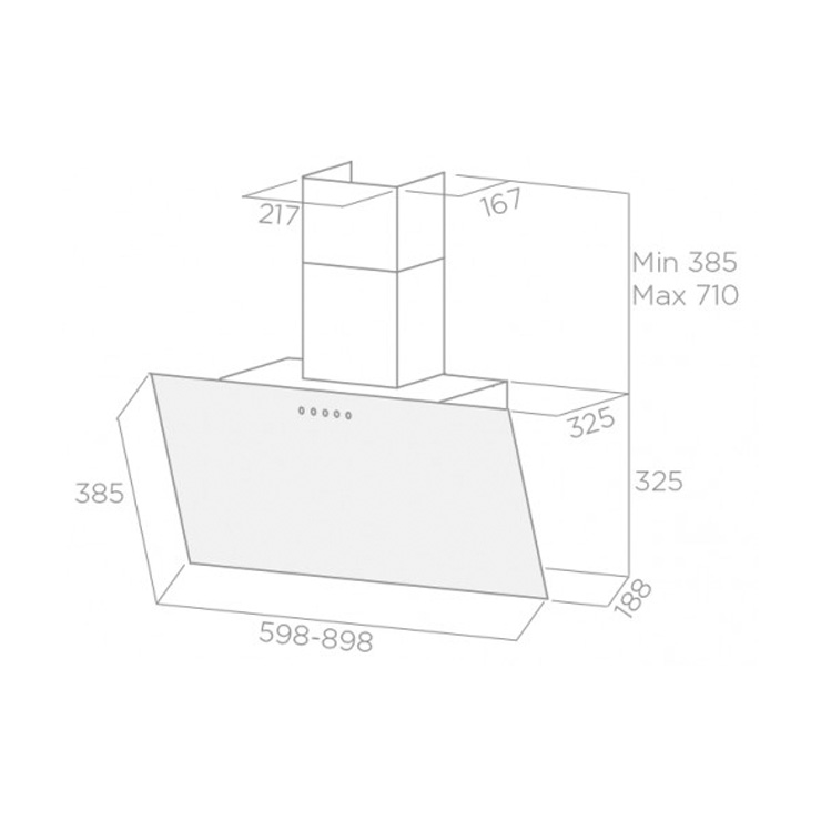 Вытяжка Elica SHADE BL/A/60 2