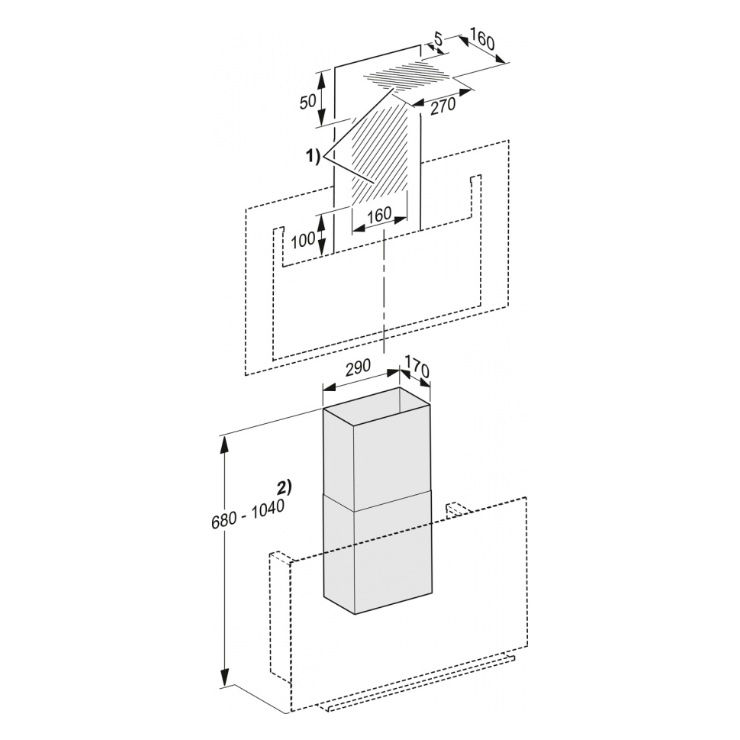 Вытяжка Miele DA 9090 W Screen OBSW черный обсидиан 3