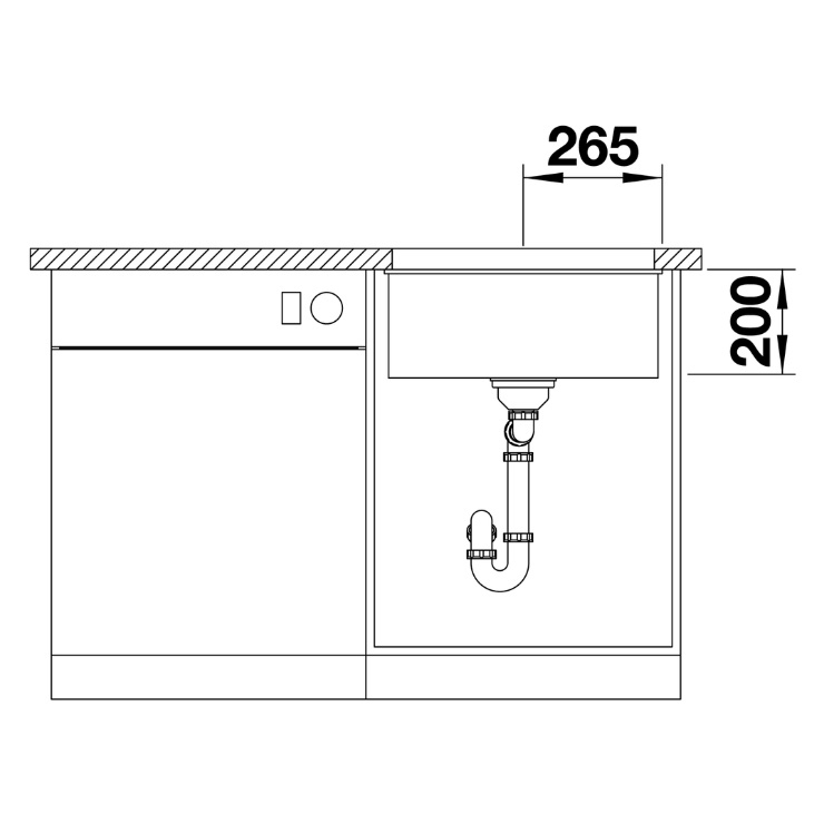 Кухонная мойка Blanco ETAGON 500-U жемчужный 522230 5