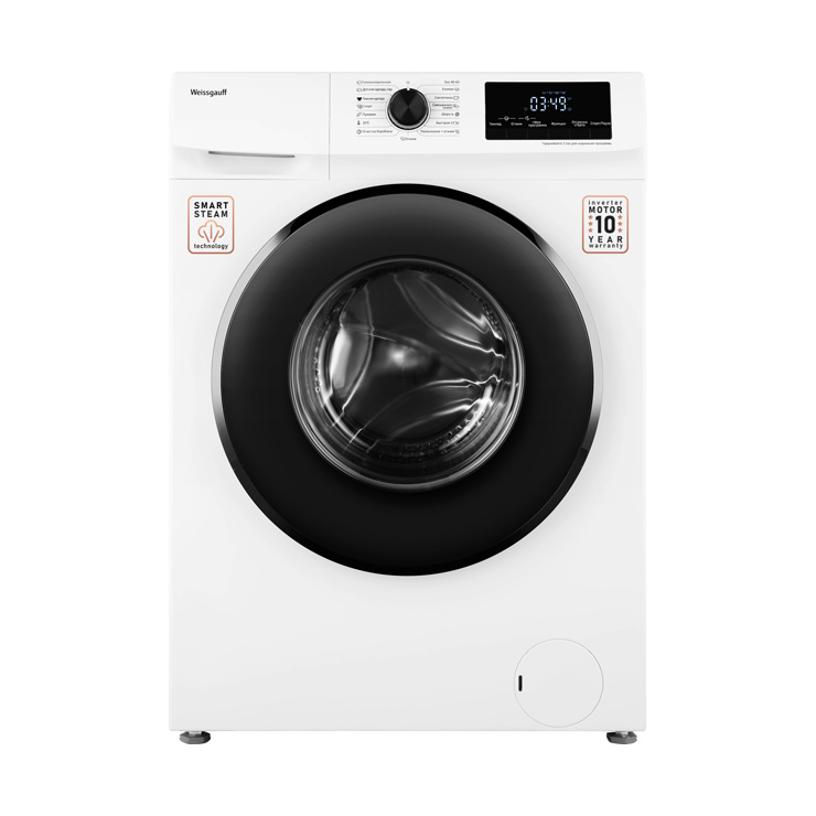 Стиральная машина с фронтальной загрузкой Weissgauff WM 46149 Inverter Steam