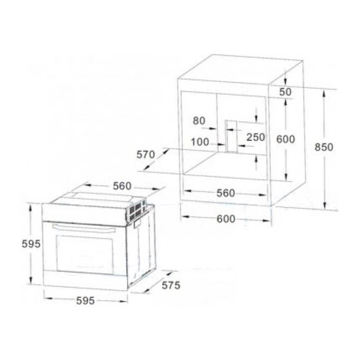 Электрический духовой шкаф Akpo PEA 7009 SED01 WH 5