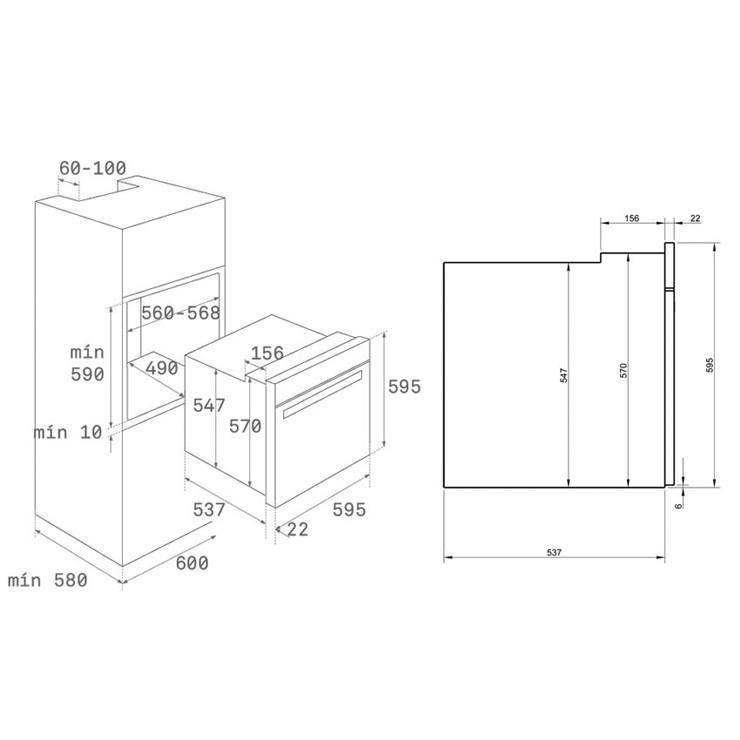 Электрический духовой шкаф TEKA HRB 6100 VNB 3