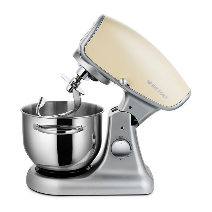 Миксер планетарный KITFORT KT-1336-5 (бежевый) 2
