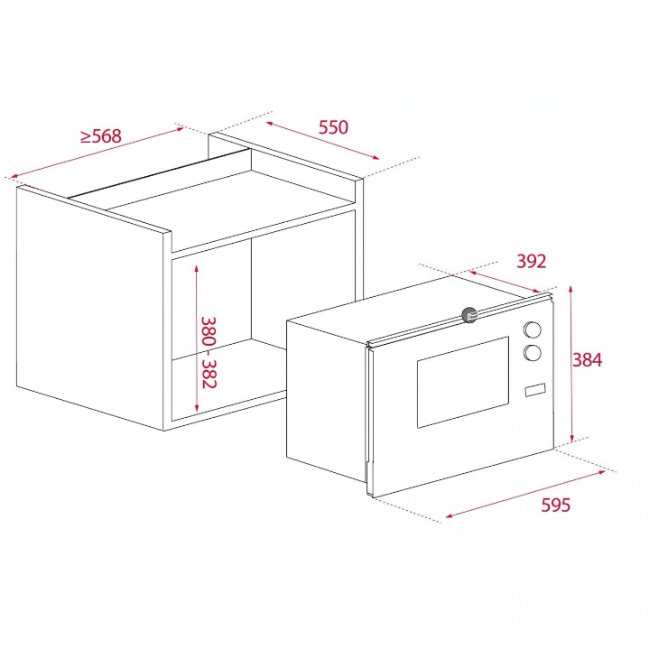 Микроволновая печь Teka ML 825 TFL BI 2