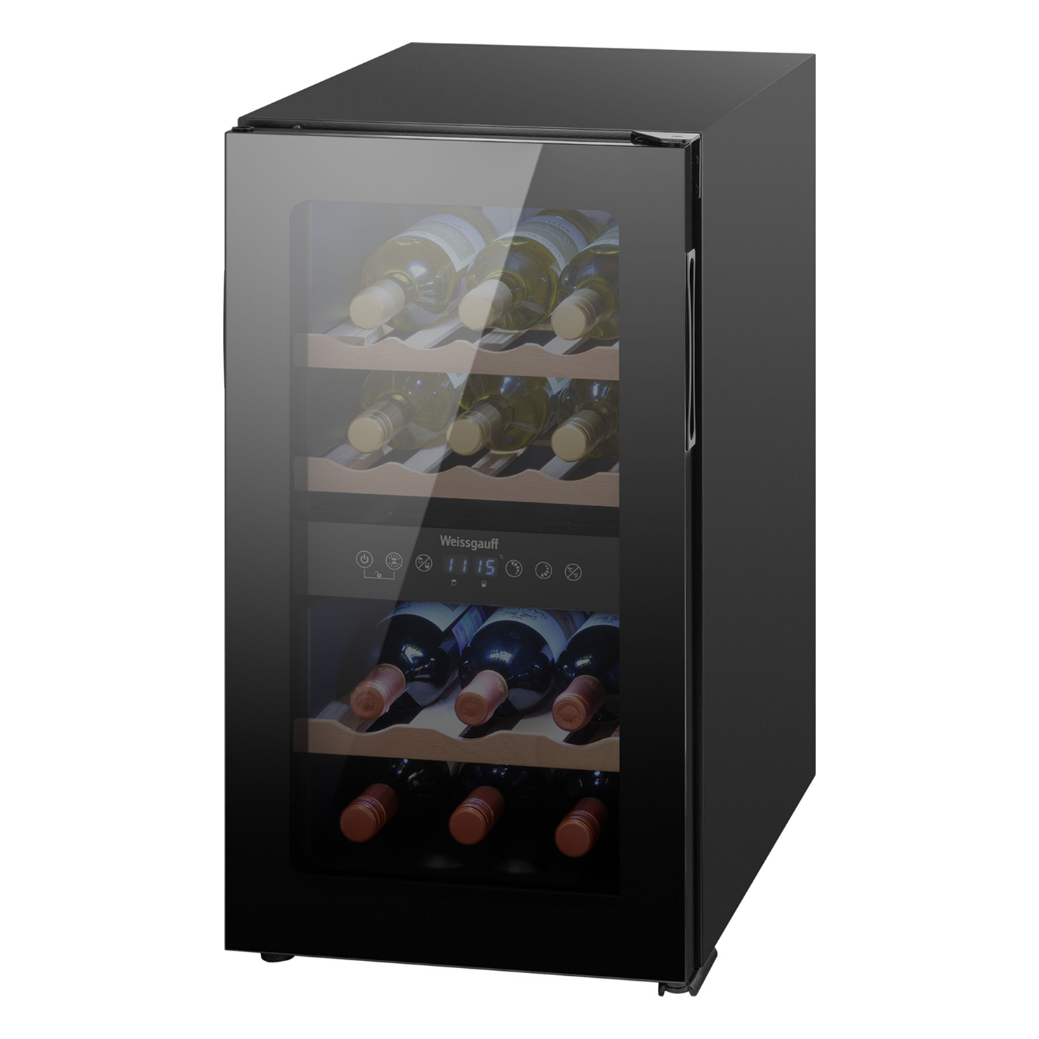 Винный шкаф Weissgauff WWC-16 DualZone Compressor 9