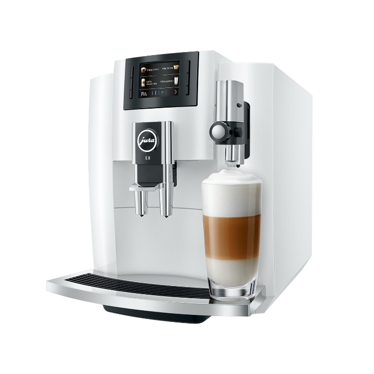 Кофемашина JURA E8 piano white 2
