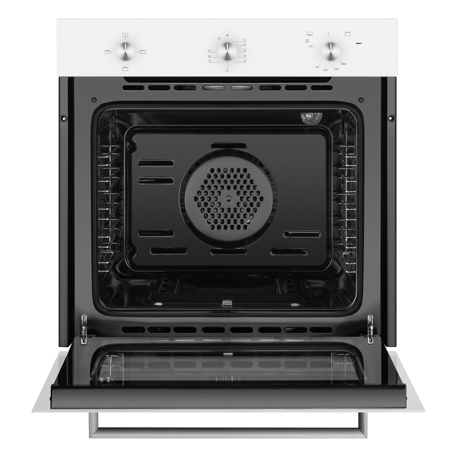Газовый духовой шкаф Weissgauff WGO 702 White Glass 7
