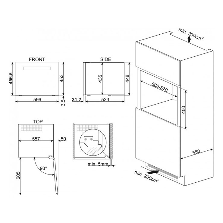 Винный шкаф Smeg CVI318LWX2 3
