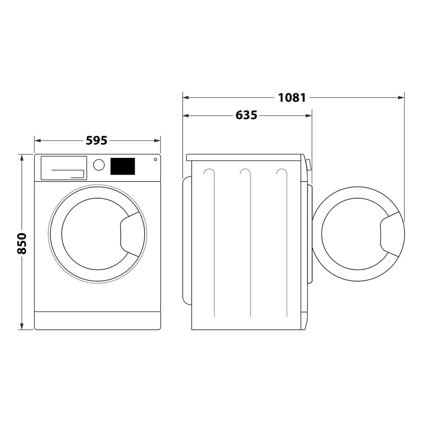 Стиральная машина с фронтальной загрузкой Whirlpool FFB 10469 BV EE 10