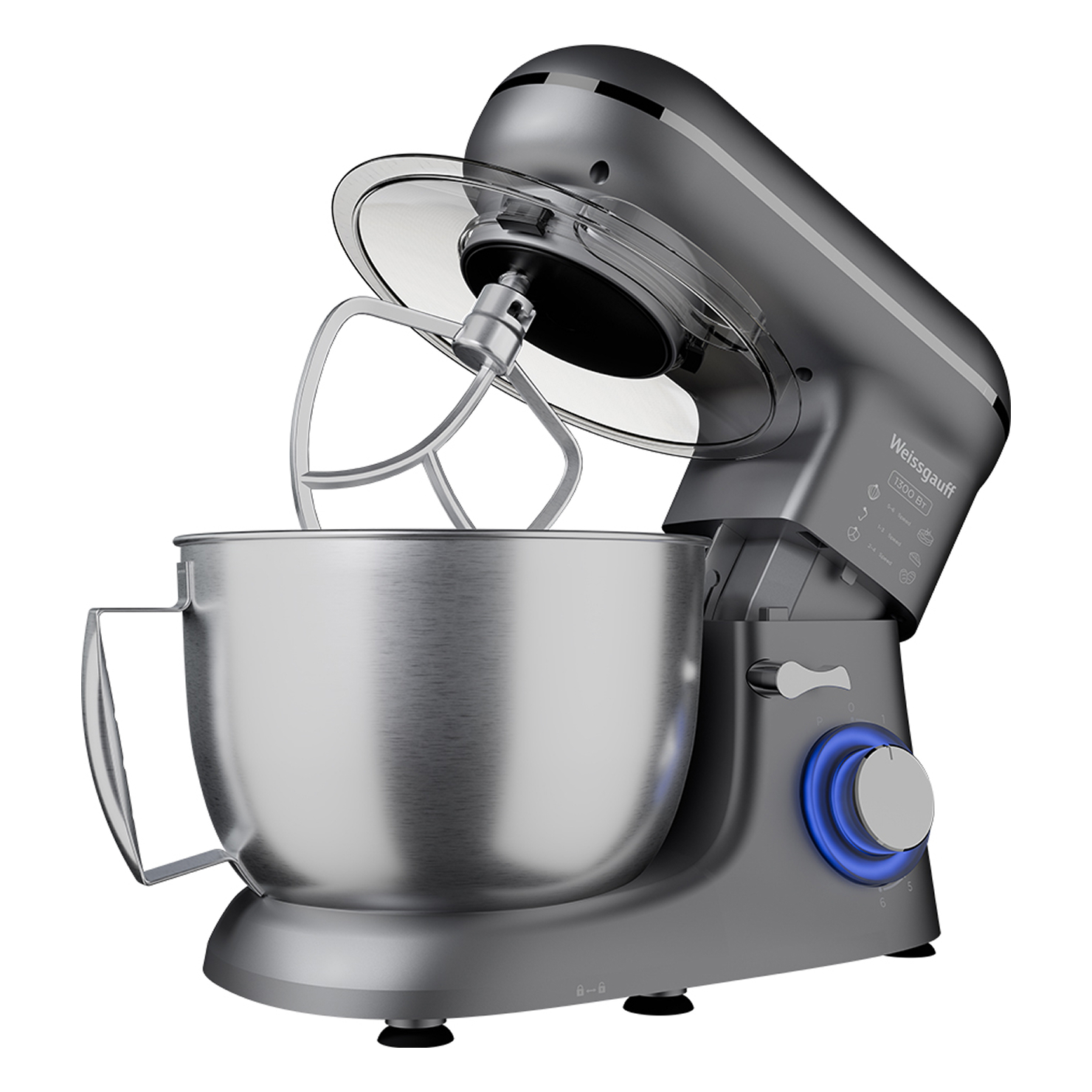 Миксер планетарный Weissgauff WSM 132 PMT Prime Chef 4