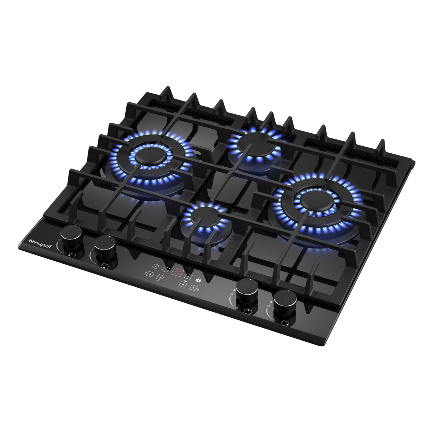 Газовая панель Weissgauff HGG 642 BGH Double Wok Timer 5