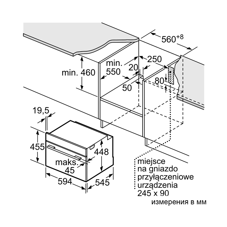 Микроволновая печь встраиваемая Siemens CF634AGS1 4