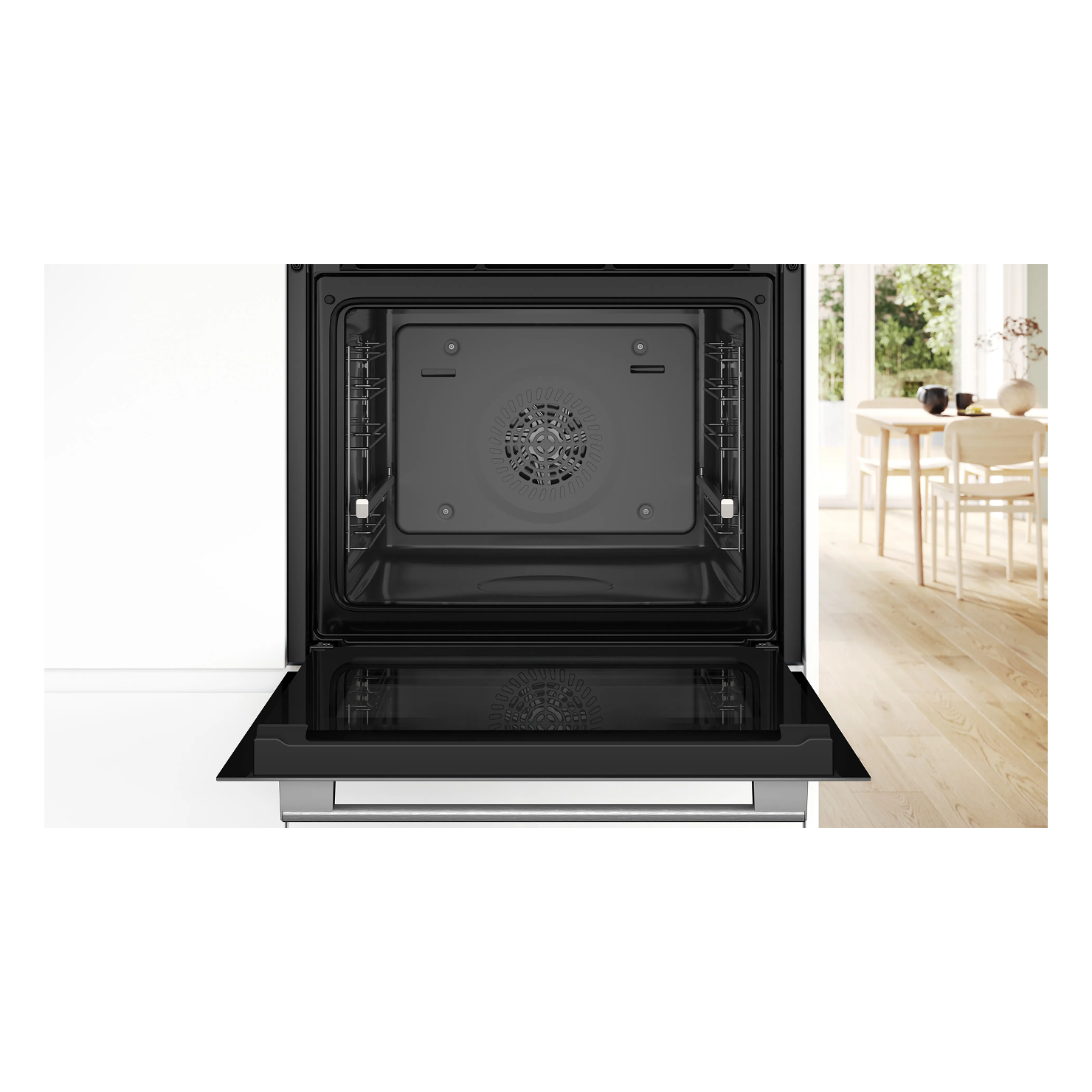 Электрический духовой шкаф Bosch HBG536EW4 3