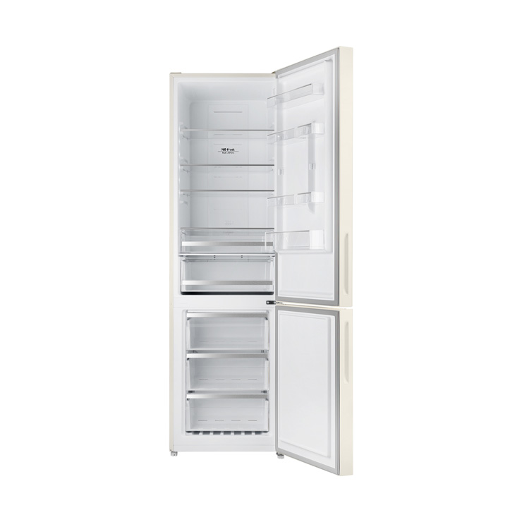 Холодильник Weissgauff WRK 2000 D Full NoFrost Inverter Beige Glass 3