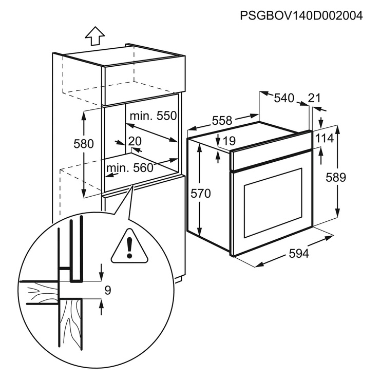 Электрический духовой шкаф Electrolux RZB2100AJK 4