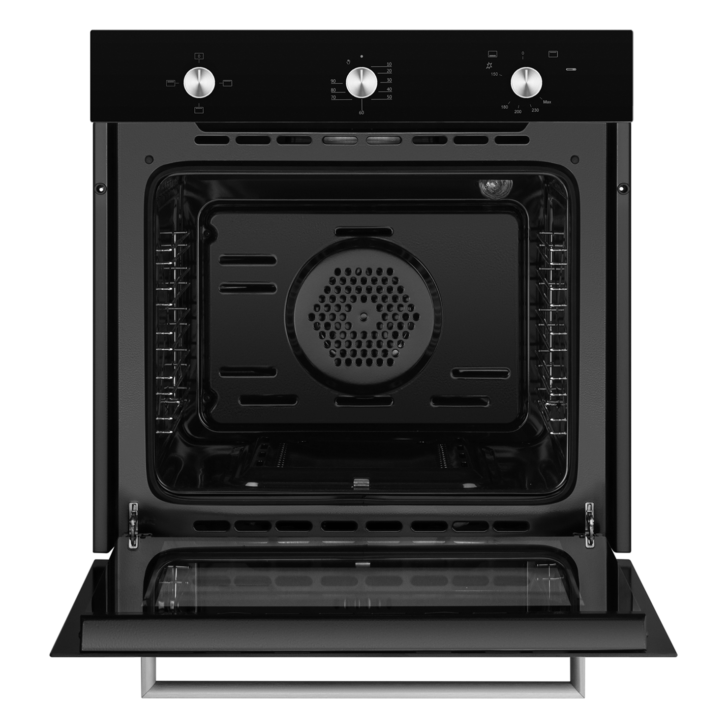 Газовый духовой шкаф Weissgauff WGO 706 Black Glass 5
