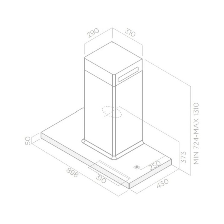 Вытяжка Elica BIO WH/A 90 ROVERE 3
