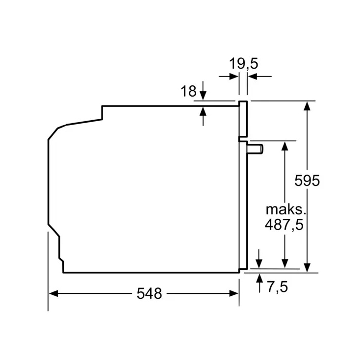 Электрический духовой шкаф Siemens HB676GBS1 5