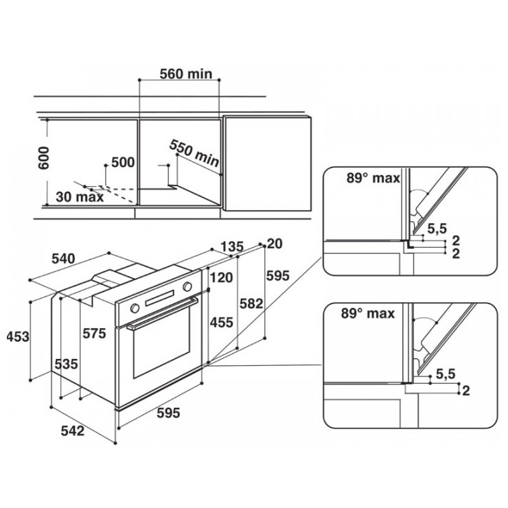 Электрический духовой шкаф Whirlpool AKP 745 WH 2