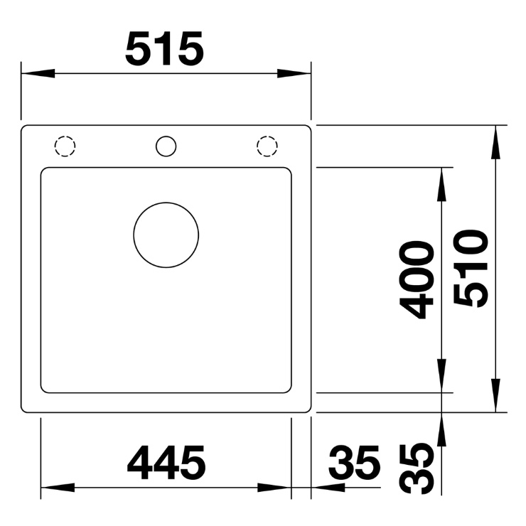 Кухонная мойка Blanco PLEON 5 белый 521672 3