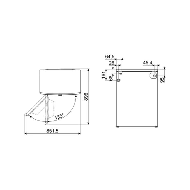 Стиральная машина с фронтальной загрузкой Smeg LBW60CIT 3