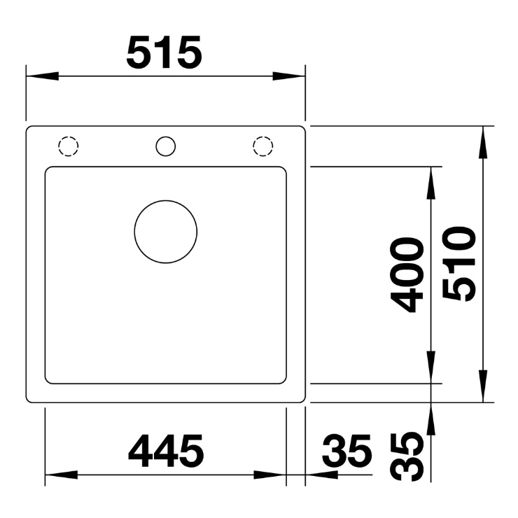 Кухонная мойка Blanco PLEON 5 черный 525951 2