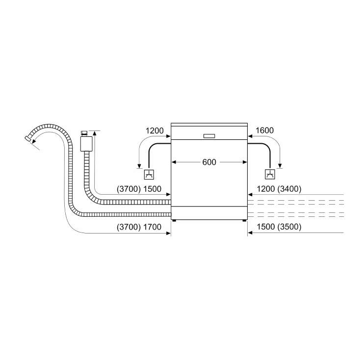 Встраиваемая посудомоечная машина Bosch SMV41D10EU 8