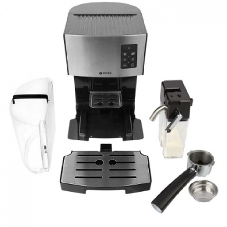 Кофеварка рожковая Vitek VT-1522 BK 2