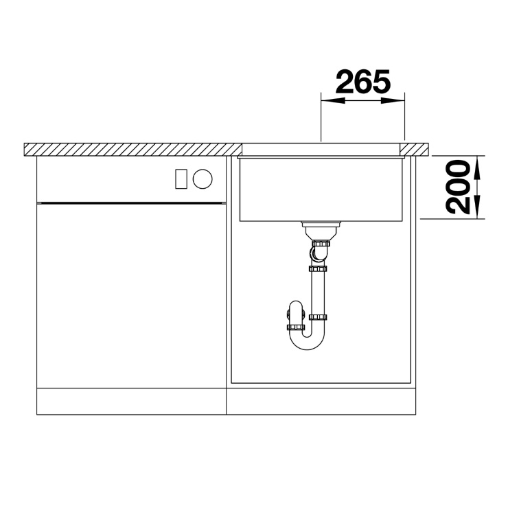 Кухонная мойка Blanco ETAGON 500-U кофе 522236 5