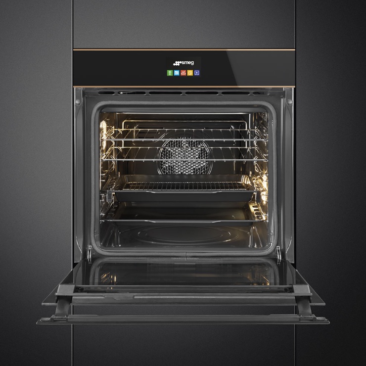 Электрический духовой шкаф Smeg SFP6604PNRE 2