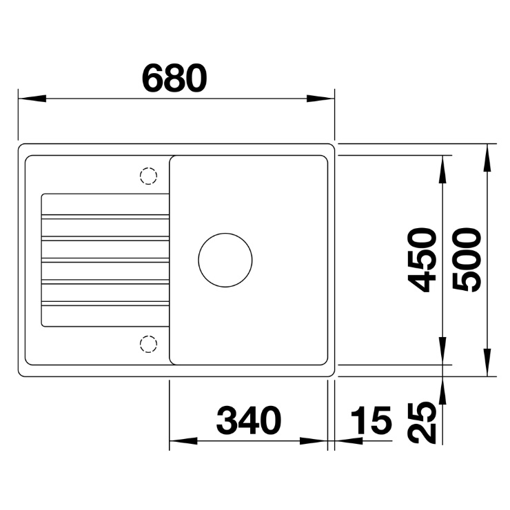 Кухонная мойка Blanco ZIA 45 S Compact темная скала 524722 2