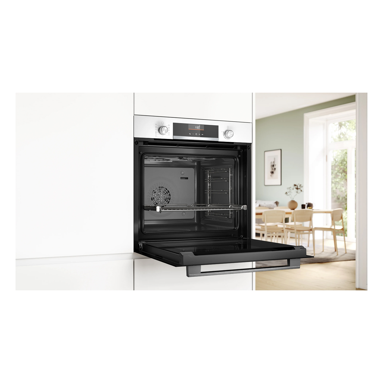Электрический духовой шкаф Bosch HBG536EW4 5