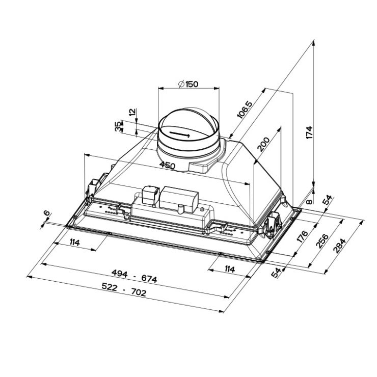 Вытяжка Faber INCA SMART C LG A70 3