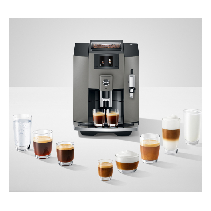 Кофемашина JURA E8 Dark Inox 5