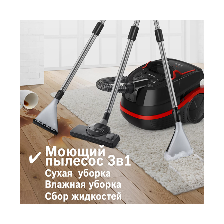 Пылесос моющий Bosch BWD421POW 6